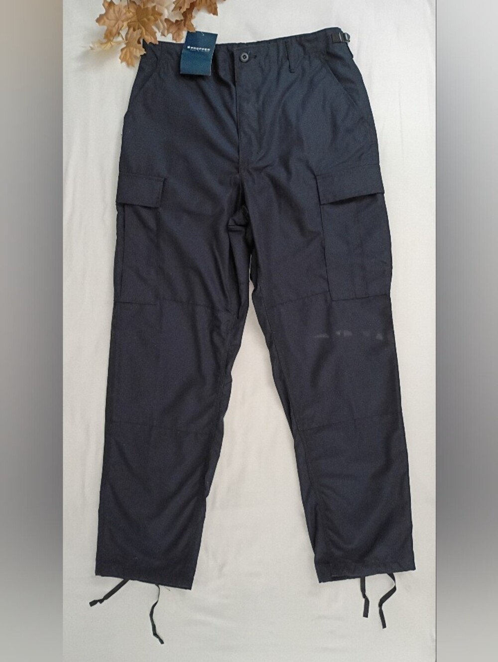 Men's Navy Cargo Pants - Durable Utility Trousers